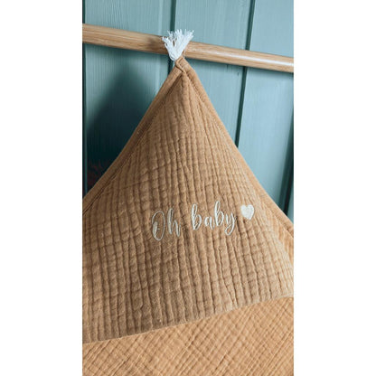 Muslin Hooded Towel by Malomi Kids