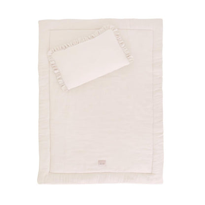 Muslin Ruffle Bedding Set with Filling by Malomi Kids