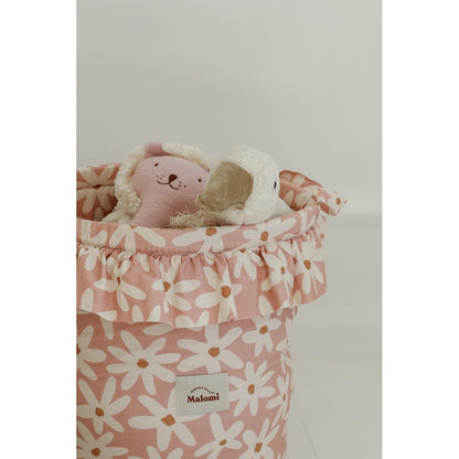 Blush Daisies Toy Basket by Malomi Kids