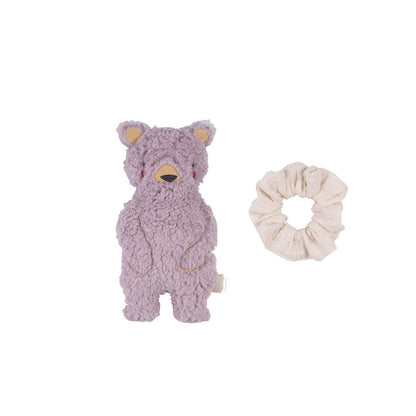 Bear Cuddly Toy with Scrunchie by Malomi Kids