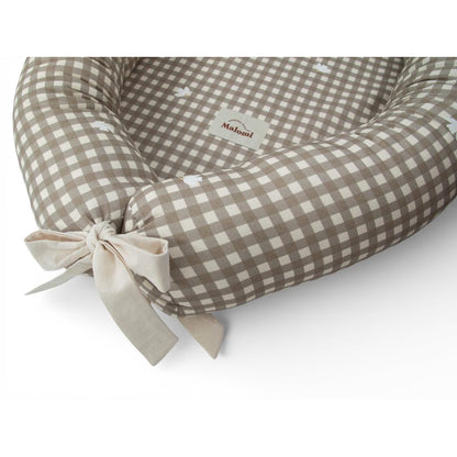Countryside Check Baby Nest by Malomi Kids