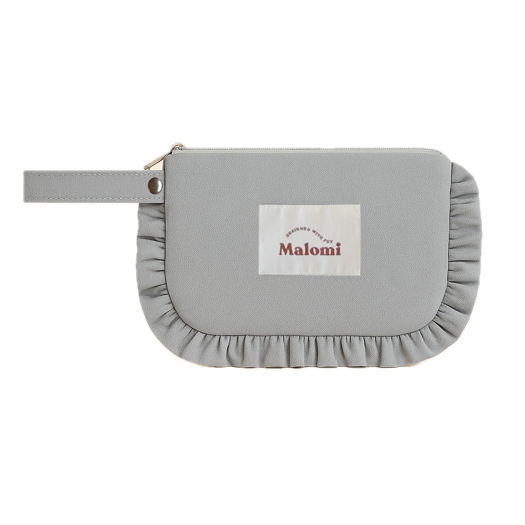 Ruffle Toiletry Bag by Malomi Kids