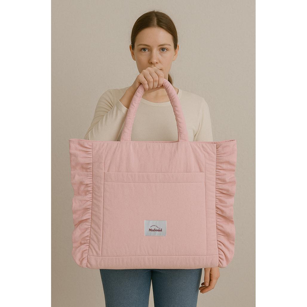 Ruffle Shopper Bag by Malomi Kids
