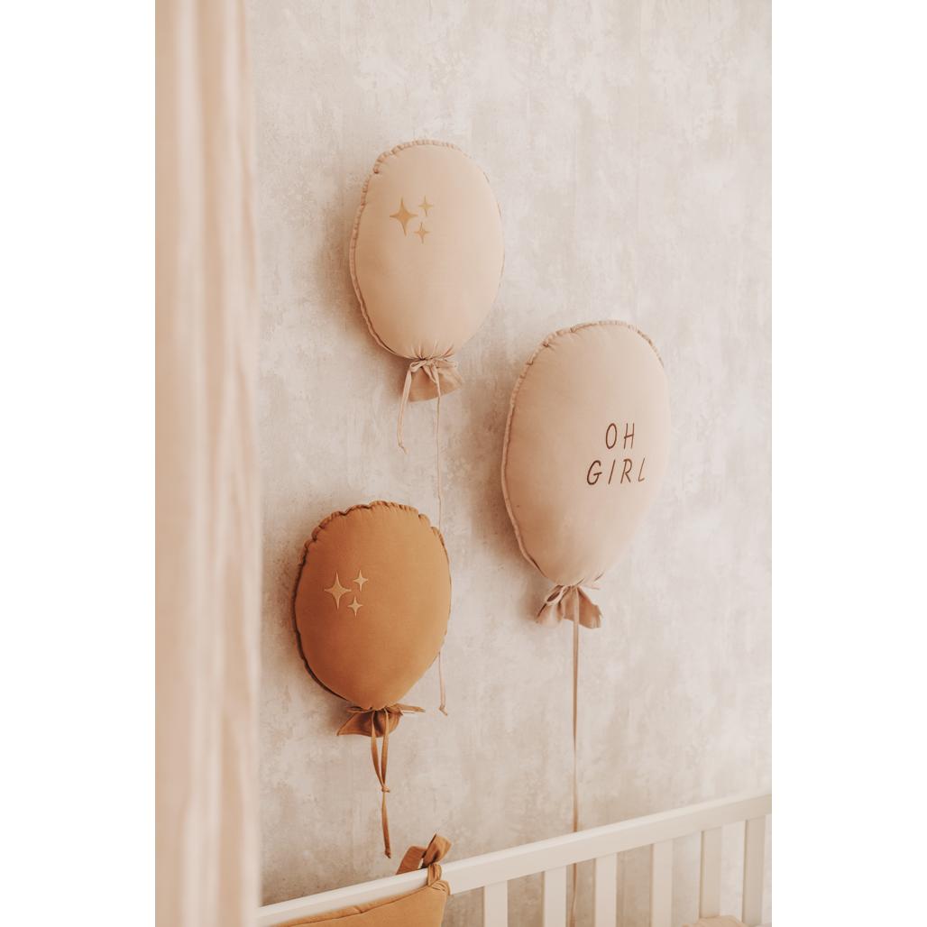 Mini Stars Balloon Cushion by Malomi Kids