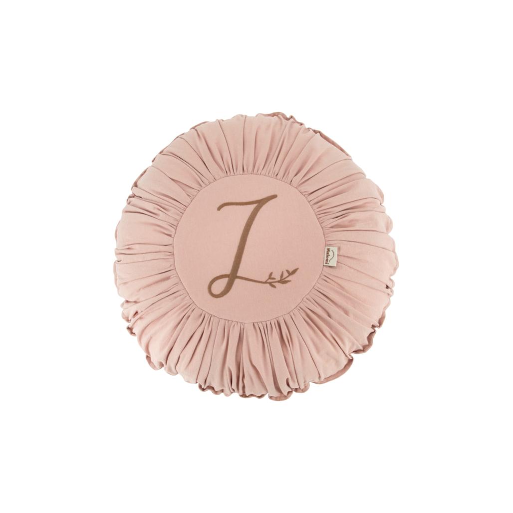 Round Washed Cotton Cushion by Malomi Kids