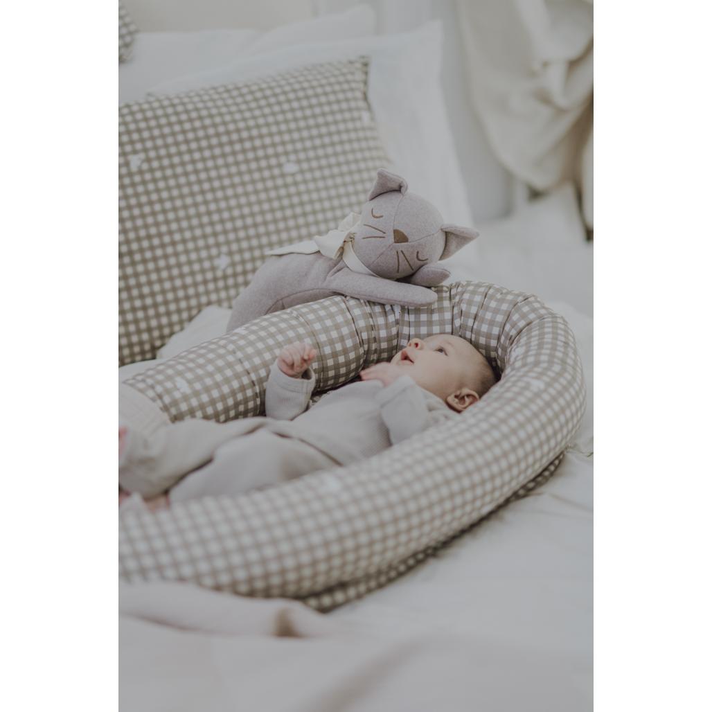 Countryside Check Baby Nest by Malomi Kids