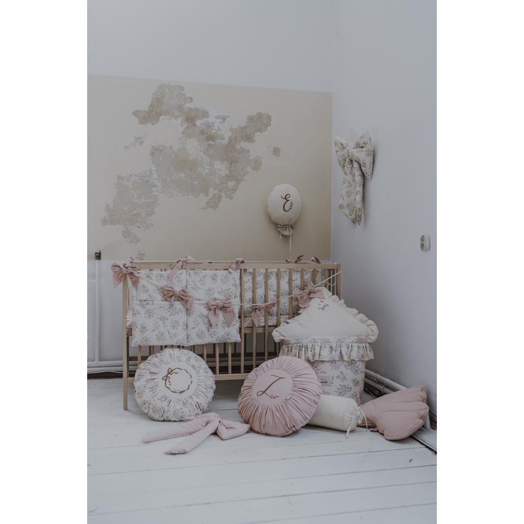 Blooming Meadow Round Boho Cushion by Malomi Kids