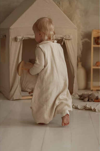 Muslin Sleeping Bag with Legs by Malomi Kids