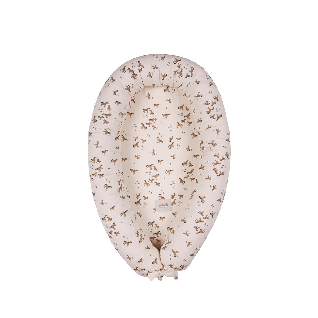 Free Horses Bamboo Baby Nest by Malomi Kids