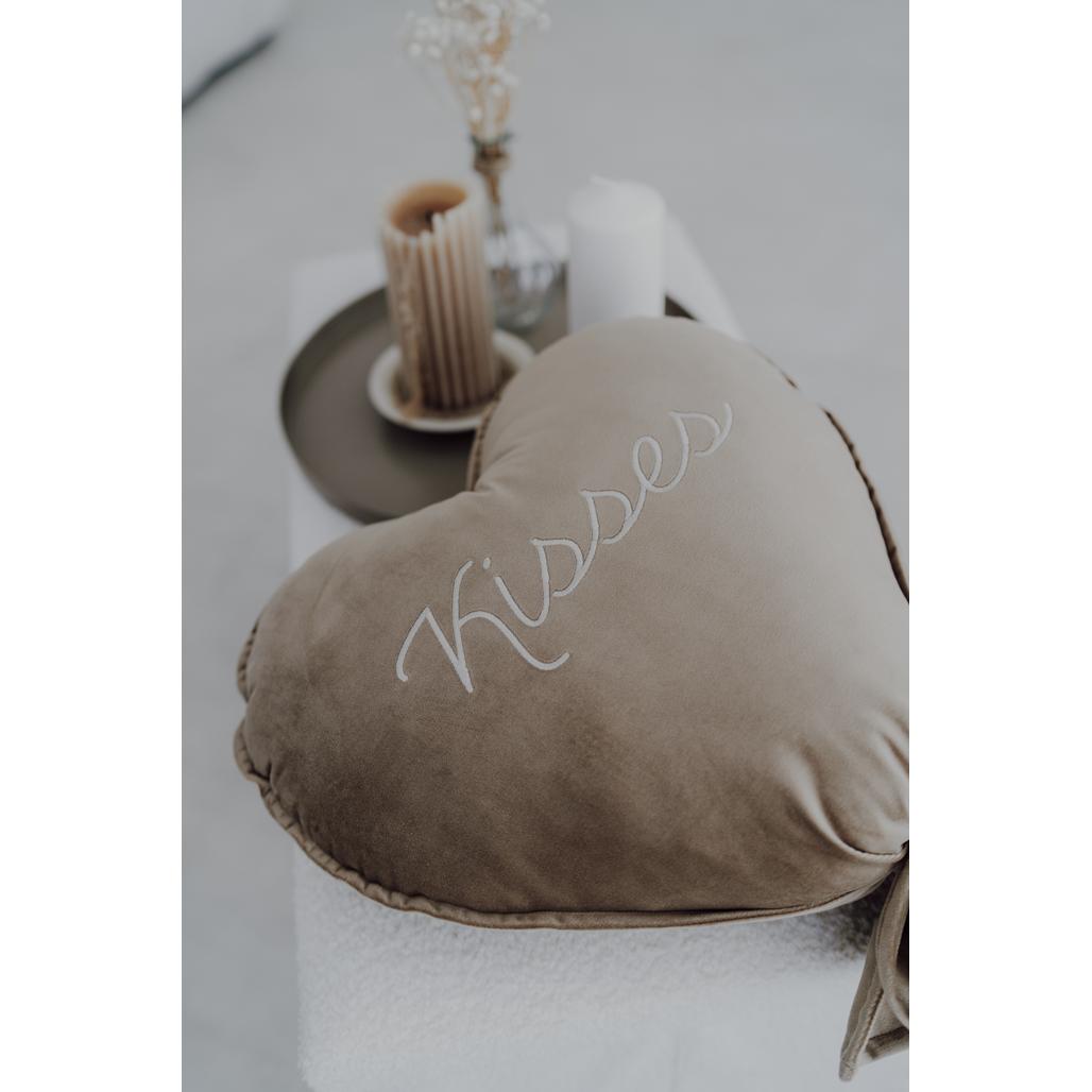 Velvet Heart Balloon Cushion by Malomi Kids
