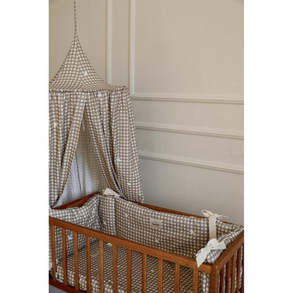 Countryside Check Cot Bumper by Malomi Kids