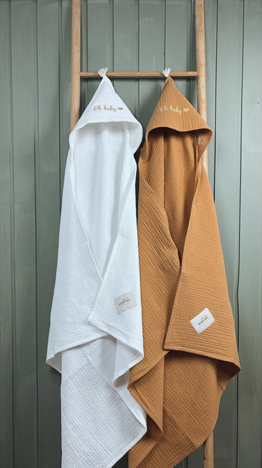 Muslin Hooded Towel by Malomi Kids