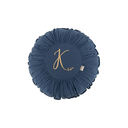Round Washed Cotton Cushion by Malomi Kids
