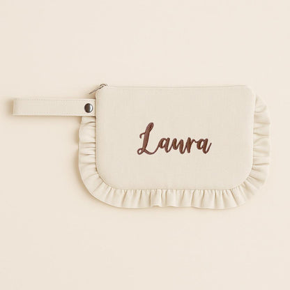 Ruffle Toiletry Bag by Malomi Kids