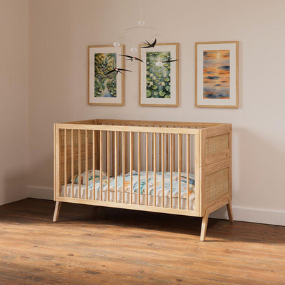 MARELIA BOIS Evolutive Bed 70X140 - From Crib to Junior Bed or Desk