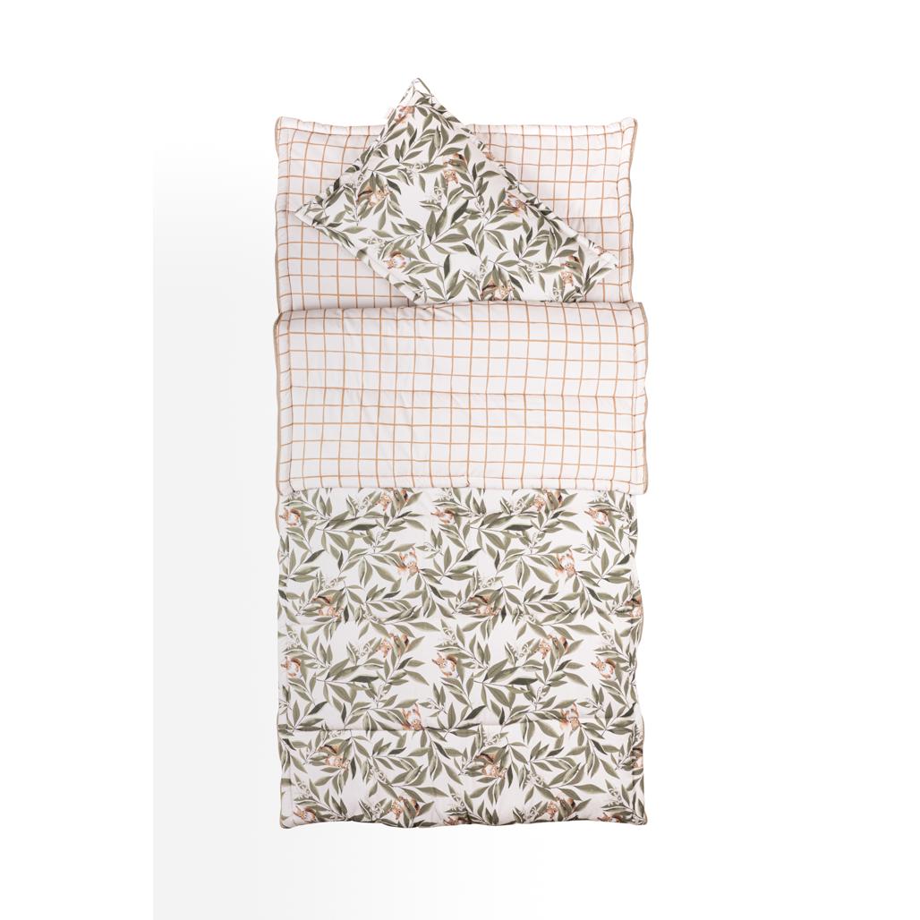 Woodland Sleeping Bag with Pillow by Malomi Kids