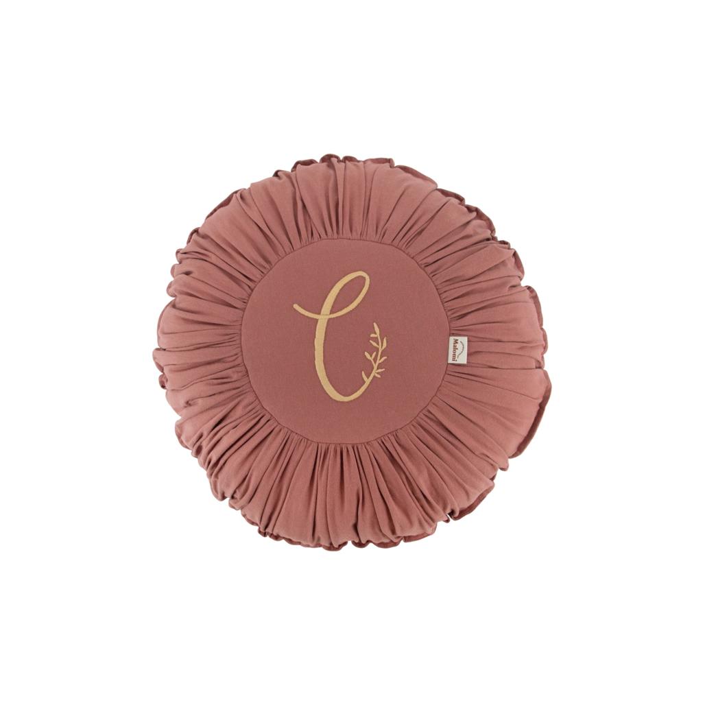 Round Washed Cotton Cushion by Malomi Kids