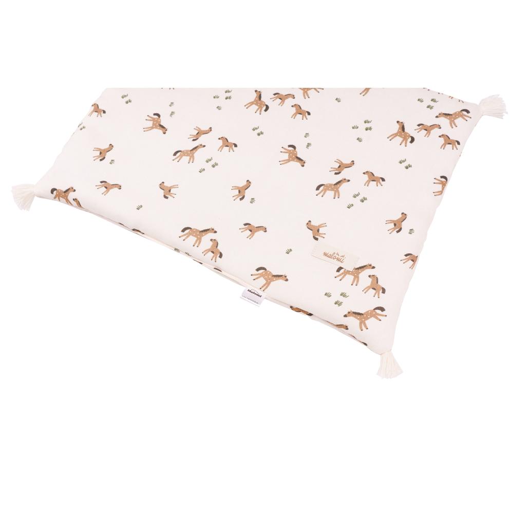 Free Horses Bamboo Baby Pillow by Malomi Kids