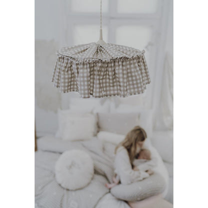 Countryside Check Fabric Lampshade by Malomi Kids