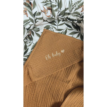 Muslin Hooded Towel by Malomi Kids