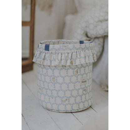 Blue Cottage Toy Basket by Malomi Kids