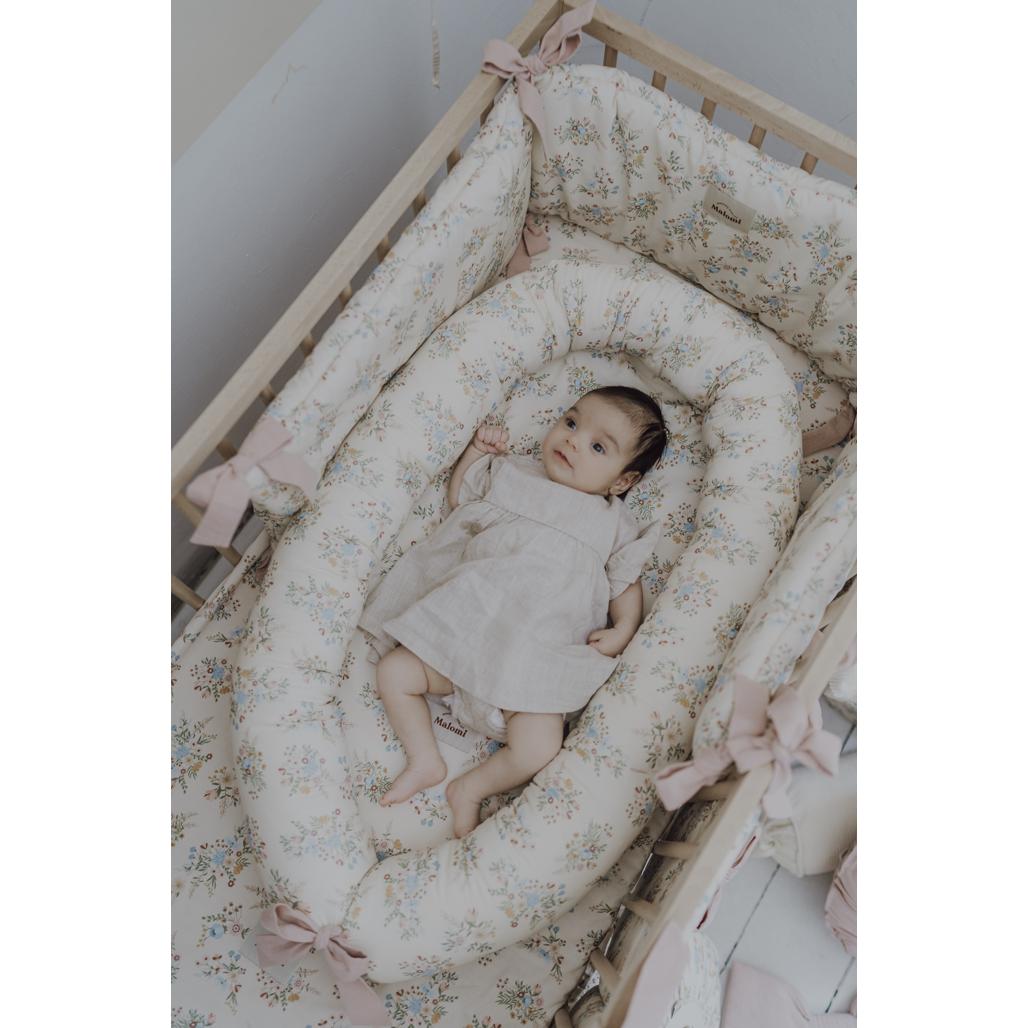 Blooming Meadow Cot Bumper by Malomi Kids
