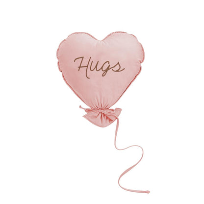 Velvet Heart Balloon Cushion by Malomi Kids