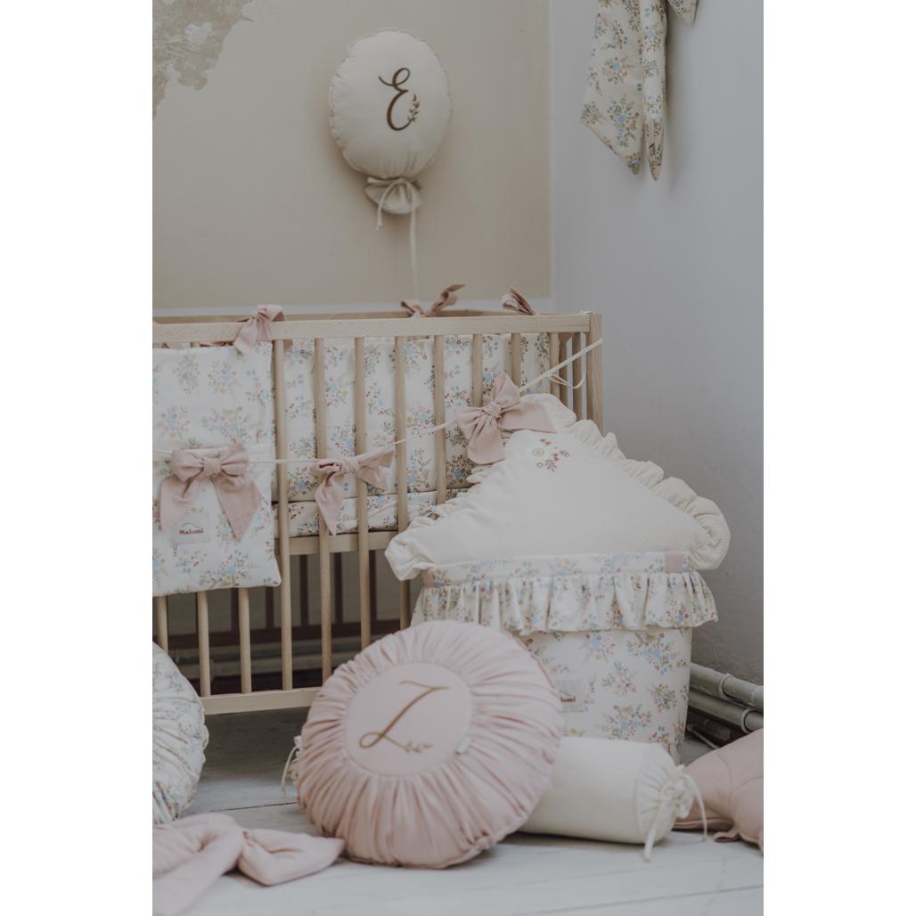 Round Washed Cotton Cushion by Malomi Kids