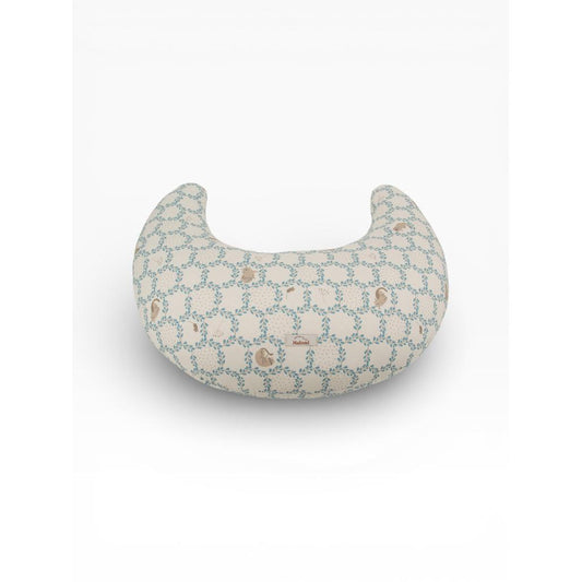 Blue Cottage Feeding Cushion by Malomi Kids