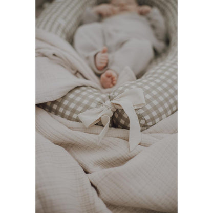 Countryside Check Baby Nest by Malomi Kids