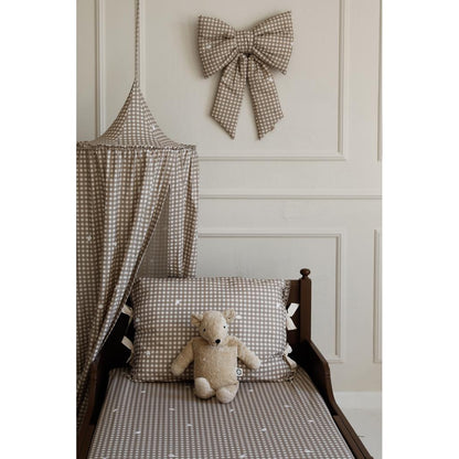 Countryside Check Cotton Fitted Sheet by Malomi Kids