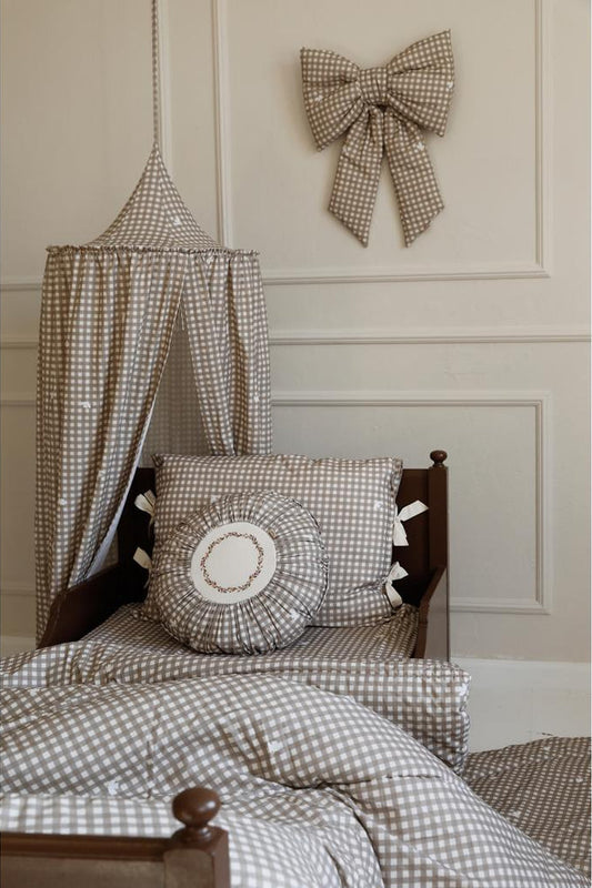 Countryside Check Decorative Bow by Malomi Kids