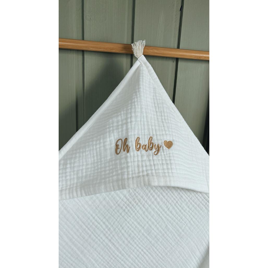 Muslin Hooded Towel by Malomi Kids