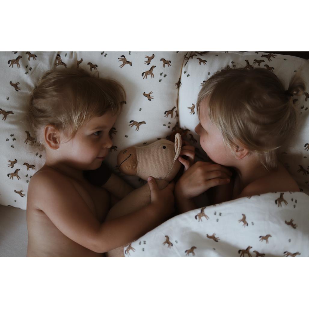 Free Horses Bamboo Bedding Set with Filling by Malomi Kids