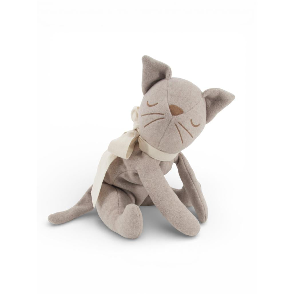 Organic Fleece Cat Cuddly Toy by Malomi Kids
