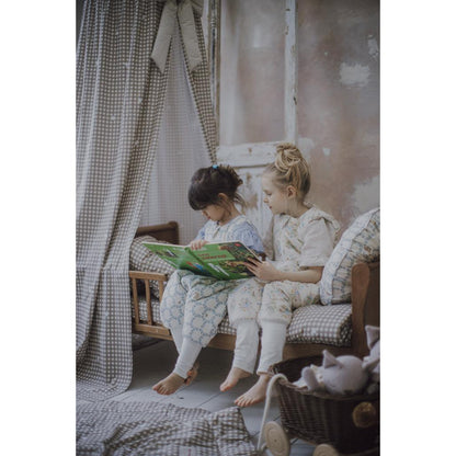Blue Cottage Sleeping Bag with Legs by Malomi Kids