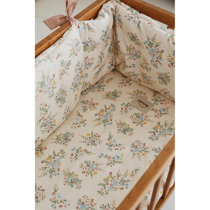 Blooming Meadow Cot Bumper by Malomi Kids