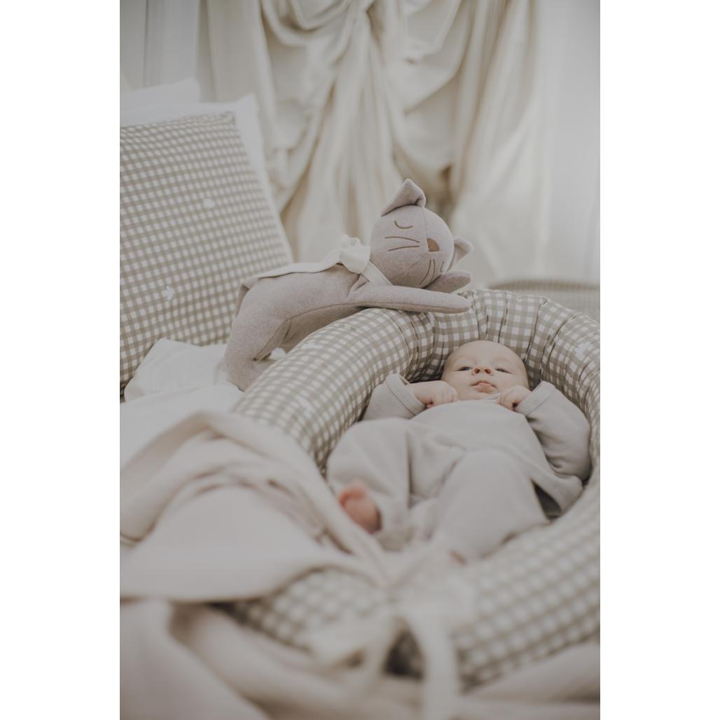 Countryside Check Baby Nest by Malomi Kids