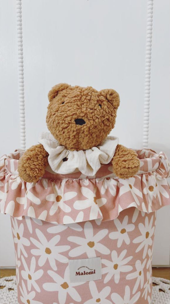 Teddy Cuddly Toy with Scrunchie by Malomi Kids