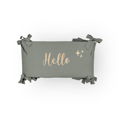 Washed Cotton Stars Cot Bumper by Malomi Kids