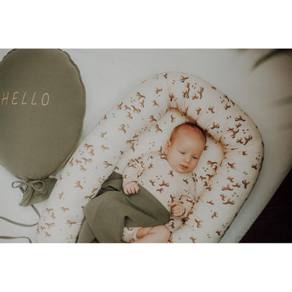 Free Horses Bamboo Baby Nest by Malomi Kids