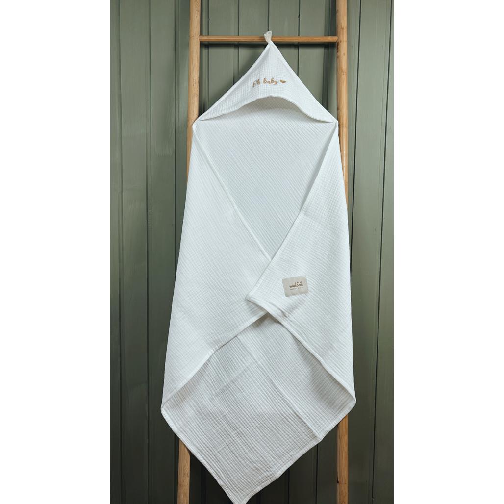 Muslin Hooded Towel by Malomi Kids