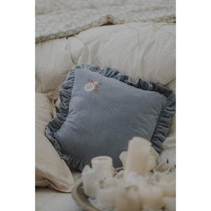 Corduroy Frill Cushion by Malomi Kids
