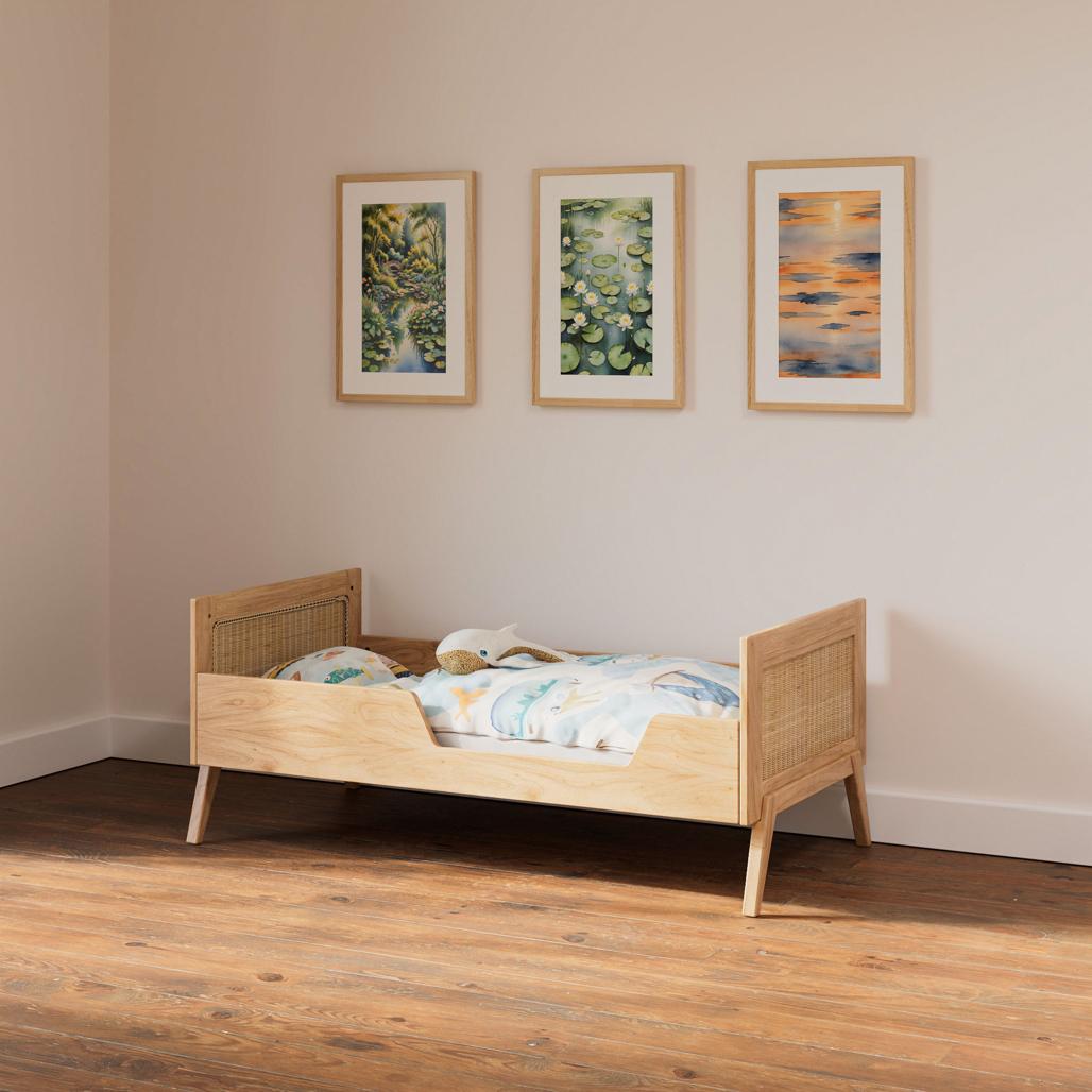 MARELIA BOIS Evolutive Bed 70X140 - From Crib to Junior Bed or Desk