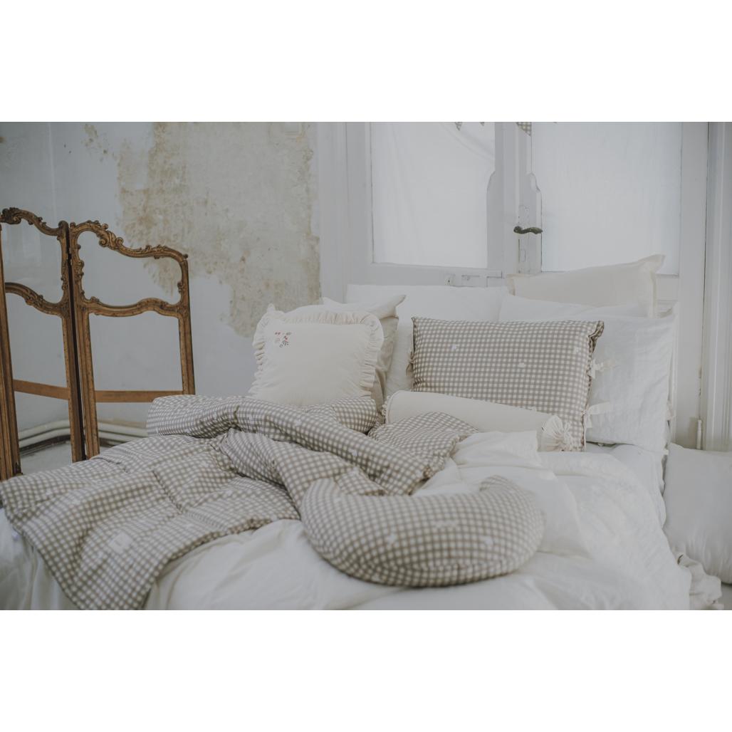 Corduroy Frill Cushion by Malomi Kids