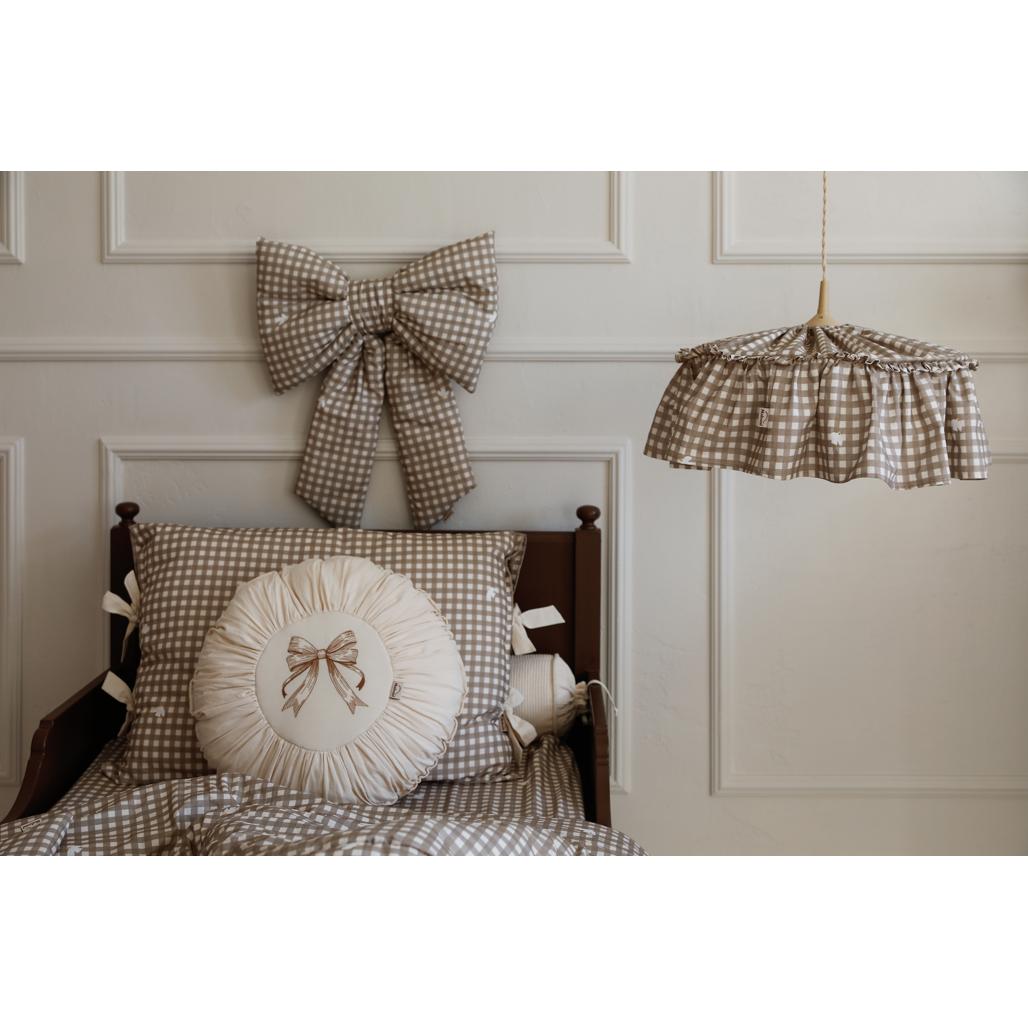 Countryside Check Fabric Lampshade by Malomi Kids