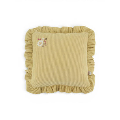 Corduroy Frill Cushion by Malomi Kids