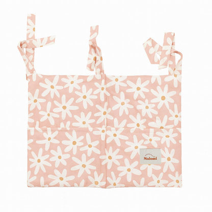 Blush Daisies Cot Organiser by Malomi Kids