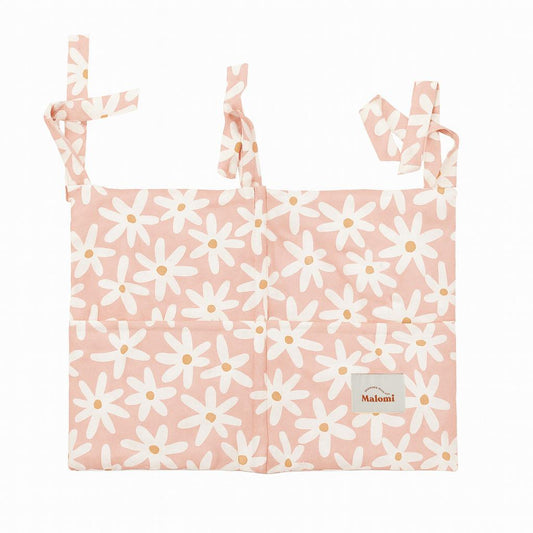 Blush Daisies Cot Organiser by Malomi Kids