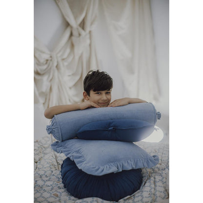 Corduroy Frill Cushion by Malomi Kids